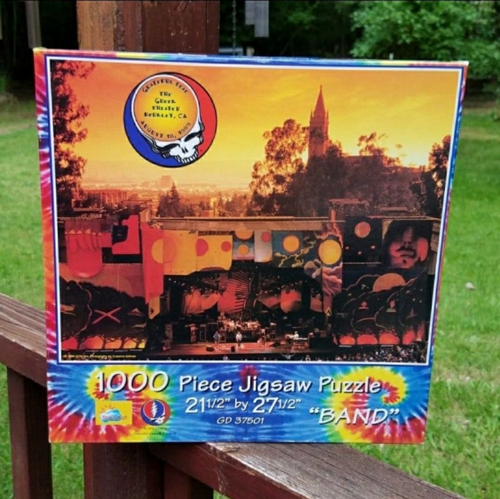 1996 SunOut, Inc Grateful Dead "BAND" 1000 Piece Jigsaw Puzzle - Made In USA